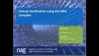 Verification and Modernisation of Fortran Codes using the NAG Fortran Compiler