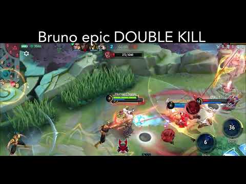 Bruno epic DOUBLE KILL