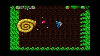 Andorogynus MSX Gameplay - Compile's Revolutionary 360° Top-Down Shooter