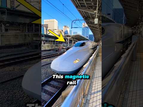 This magnetic bullet train in Japan can reach 375 mph! 🚅
