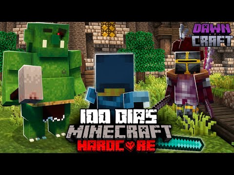 Sobreviví 100 días en Dawncraft En Minecraft Hardcore... Esto fue lo que sucedió