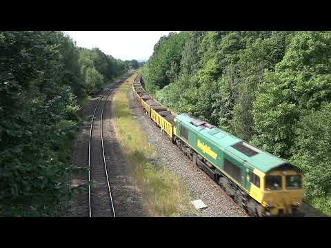 Freightliner 66508 & 66952 ~ 6Y56 6Y58 Brewery Jn to Belmont and return 03/08/2021