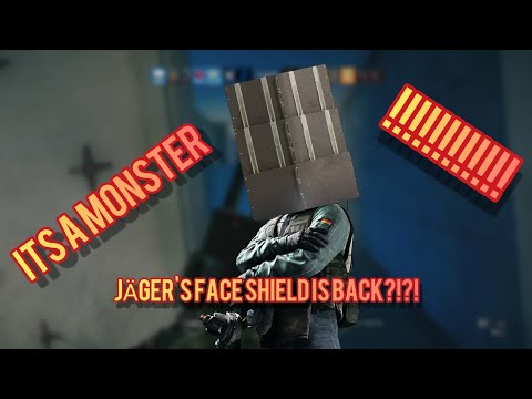 JÄGER'S FACE DEPLOYABLE SHIELD GLITCH IS BACK?!?! - rainbow six siege