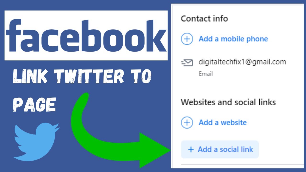 How to Link Twitter Account to a Facebook Page on Laptop/PC