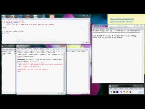 Python Programming Function With Numbers As Parameters Ccw204 Lesson5