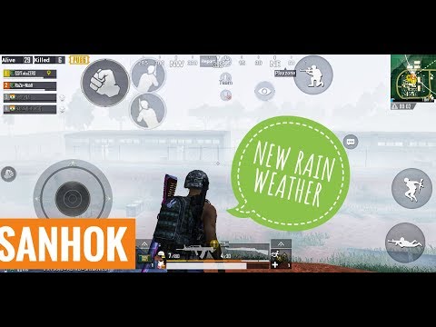 NEW SANHOK RAINING WEATHER + FOG PUBG MOBILE