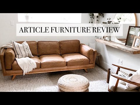 Article Furniture Review - How To Clean a Leather Couch