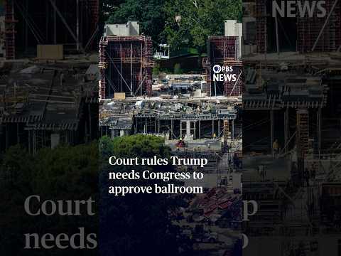 Court rules Trump needs Congress to approve ballroom