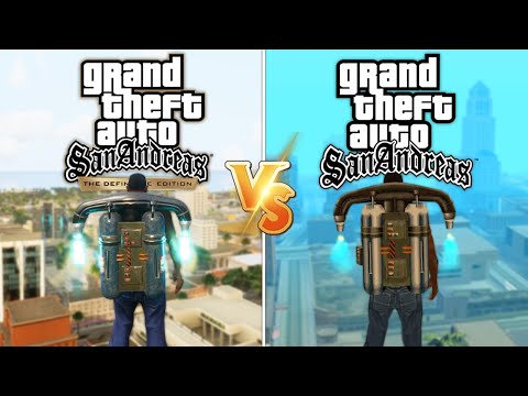 GTA San Andreas Remastered vs Original - Physics and Details Comparison