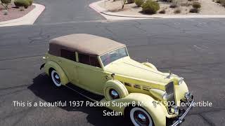 Video Thumbnail for 1937 Packard Super 8