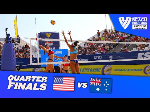 Day/Simo vs. Clancy/Mariafe - Quarter Final Highlights Espinho 2022 #BeachProTour