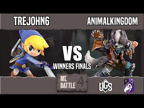 Mt. Battle 4 Squad Strike - Winners Finals - TreJohn6(Toon Link) Vs. AnimalKingdom(Wolf)