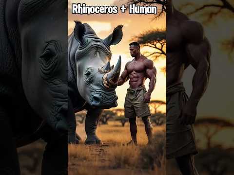 Animal-human hybrids exploring the wild fusion of nature and humanity #ai #hybrid #shorts