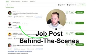 Behind The Scenes Posting a Job on Upwork (What YOUR Proposal and Profile Looks Like)