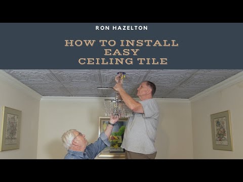 How to Install Easy Ceiling Tile