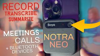 Boya Notra NEO, AI Voice Recorder: More Ways to Record. Less to Pay.