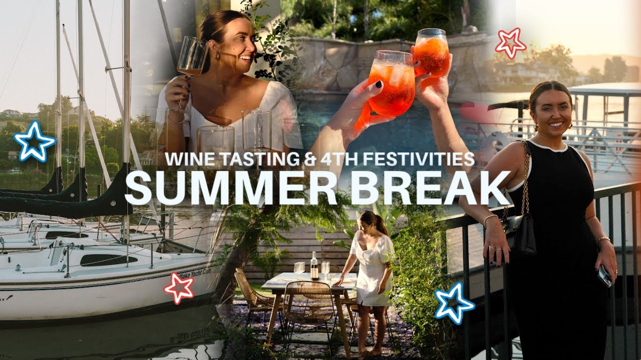 WEEK OF SUMMER FUN! 🇺🇸☀️🫐⚓ 4TH OF JULY BOATING, POOL PARTY, & WINE TASTING (VLOG) | MORGAN YATES
