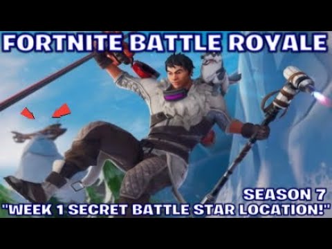 SECRET BATTLE STAR WEEK 1 SEASON 7 LOCATION FORTNITE BATTLE ROYALE