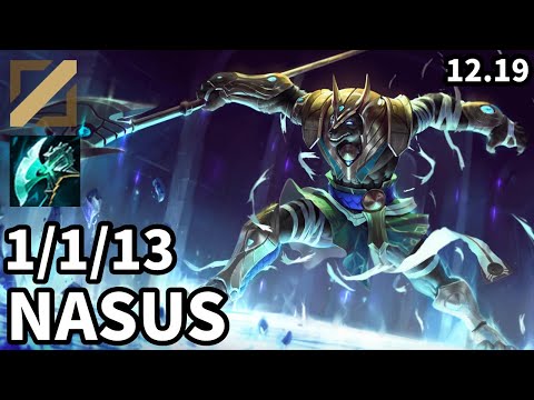 Nasus Mid vs Kayn - Ranked Master - Patch KR 12.19