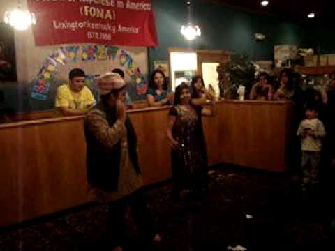 Asmita and Ajeeta dancing