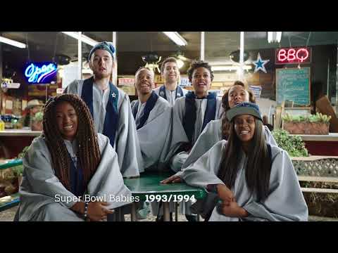 Still frame from Super Bowl Babies Choir (NFL, 2016)