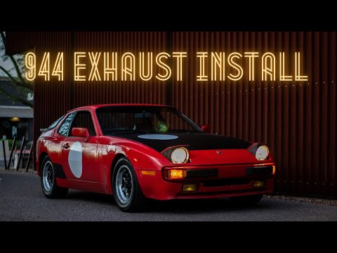 1984 Porsche 944 Dansk Sport Exhaust Install