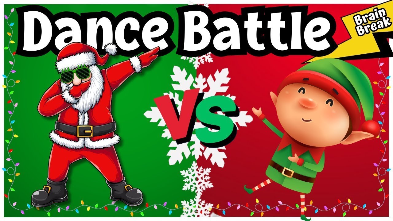 🏃‍♂️🎄 Christmas Dance Battle ❄️ | Christmas Brain Break  | Freeze Dance | Exercise For Kids
