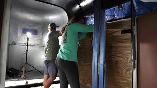Sauna Trailer Step 11: Replacing Old Horse Trailer Walls