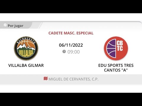 Cadete masc A VILLALBA GILMAR - TRES CANTOS