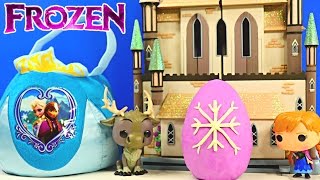 FROZEN SURPRISE BASKET - Shopkins Play Doh Kinder Eggs Disney Princess Barbie Peppa Pig MLP