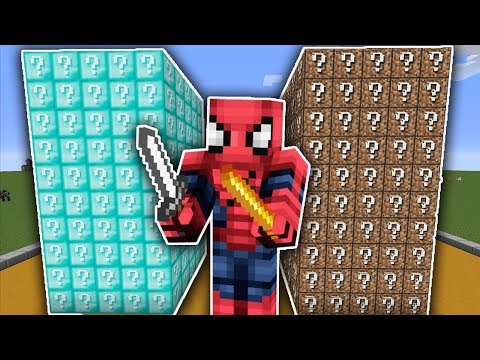 ZENGİN VS FAKİR ŞANS BLOKLARI - Minecraft