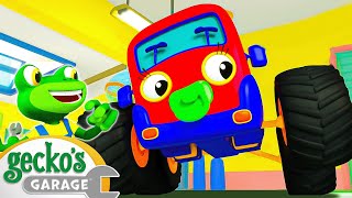 Baby Truck Monster Truck Mix Up | Baby Truck | Gecko's Garage | Kids Songs