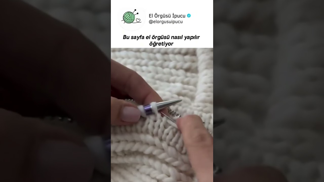 Bu tekniğe bayıldım😍 #örgü #knittig #elörgüsü #crochet