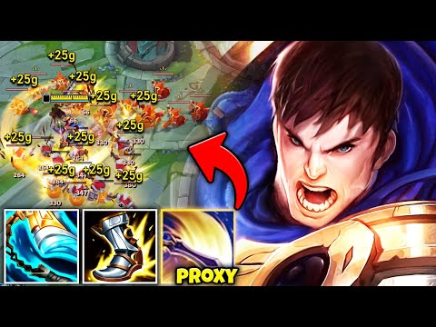 PROXY GAREN IS THE NEW SINGED?! I PULLED OFF A DOUBLE BASE PROXY AT 12 MINUTES