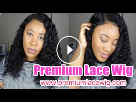 Deep Curly 360 Lace Wig Pre Plucked Brazilian Human Hair 24inch