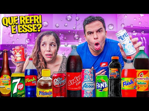 TESTANDO OS REFRIGERANTES MAIS BIZARROS DO MUNDO -  COM LUIZ!