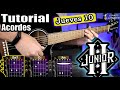 Jueves 10 - Junior H - Tutorial | Acordes | Como tocar en Guitarra + PDF