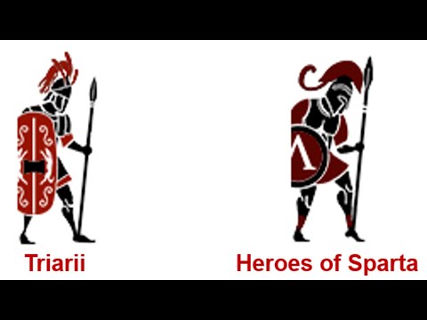 Total War: Rome II 1vs1: Triarii vs Heroes of Sparta