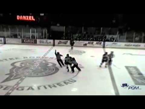 Vladislav Lysenko Check From Behind on Vaclav Karabacek Sep 15, 2013