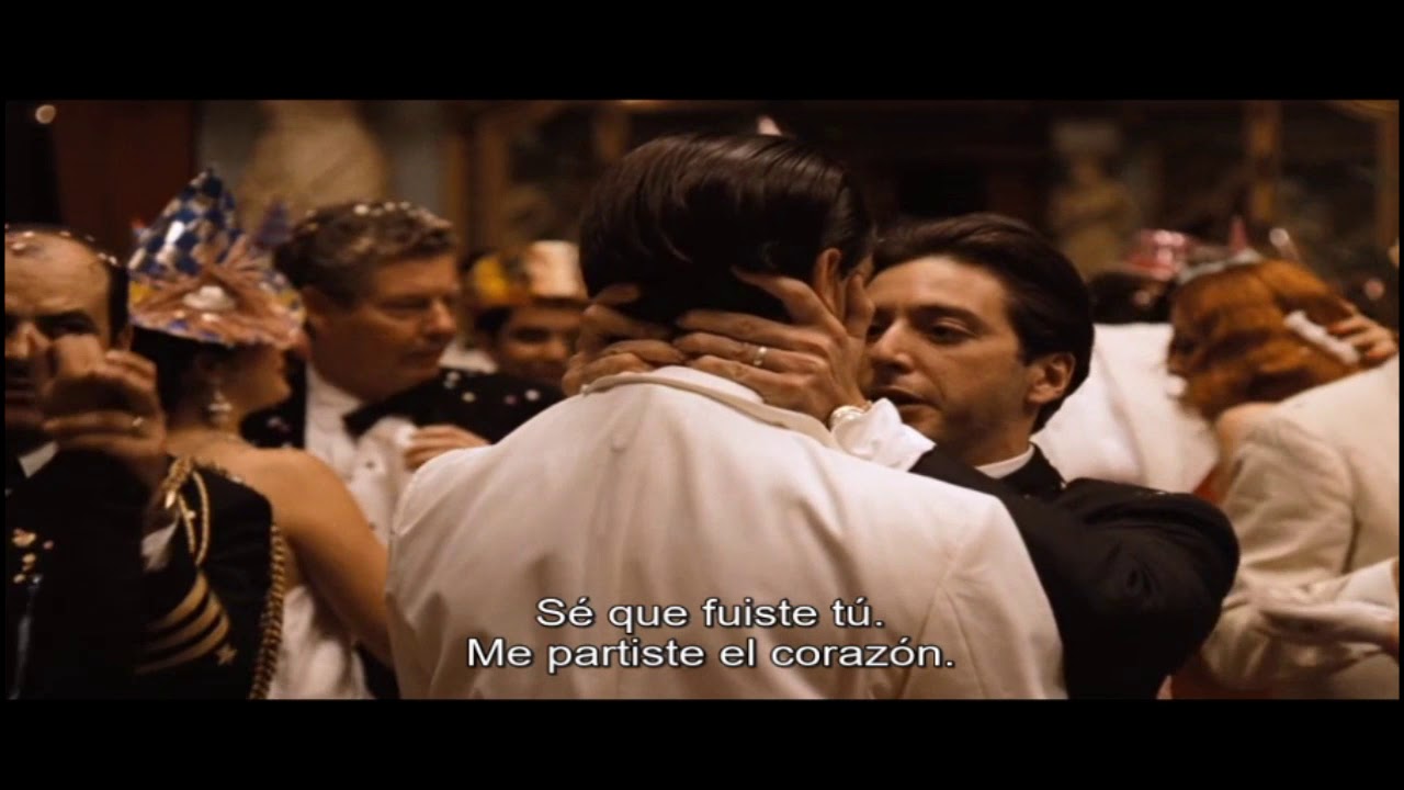 Michael besa a fredo - El padrino 2 subtitulado