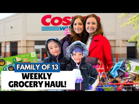 MASSIVE $1,000 Costco Haul | Stocking Up Before the Winter Storm | Family of 13