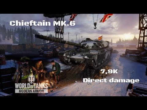 Chieftain MK. 6 in Kaunas:7,9K direct damage :Wot console - World of Tanks console