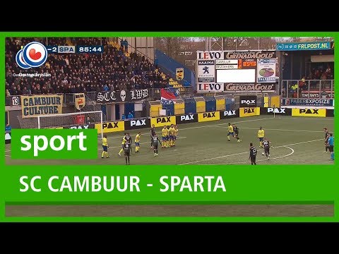 SPORT: Cambuur en Sparta spelen gelijk in spectaculair duel