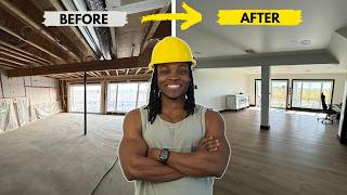 Transforming an unfinished basement into my NEW home office & studio! | Part 1