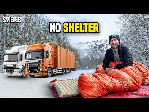 RESCUED by Truck Drivers in Cold and Rainy Alaska S9 EP 06 | Pakistan to Americas Motorcycle
