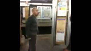 Bloody Fight On The 6 Train