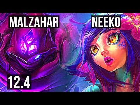 MALZAHAR vs NEEKO (MID) | Rank 2 Malz, 2/1/11, 800+ games, 1.3M mastery | BR Grandmaster | 12.4