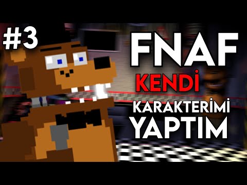 KENDİ FNAF KARAKTERİMİ YAPTIM #3 - MİNİGAME OLUŞTURMAK