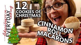 Cinnamon Roll Macarons (12 Cookies of Christmas - S1.E7)