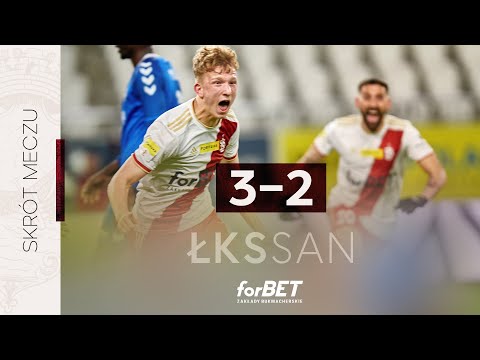 ŁKS Łódź - Sandecja Nowy Sącz 3:2 | SKRÓT MECZU